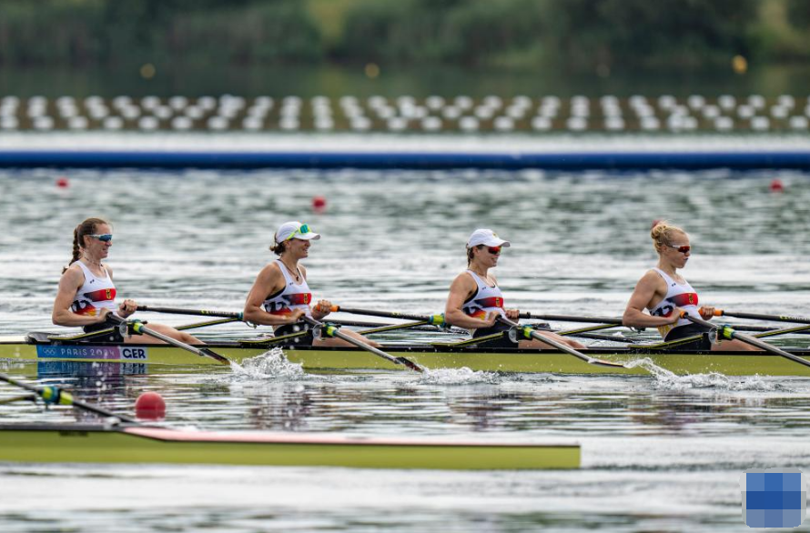 德国游泳选手准备决赛